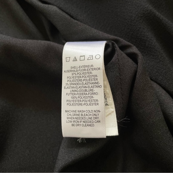 Dress the Population Monroe Side Slit Black Gown Size S - Picture 11 of 12